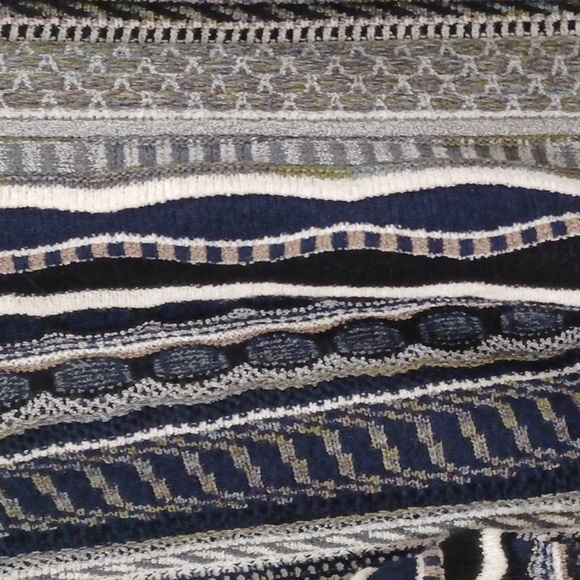 Protege Collection XL Vertical Stripe Cosby/Coogi style crew neck sweater - Picture 7 of 11